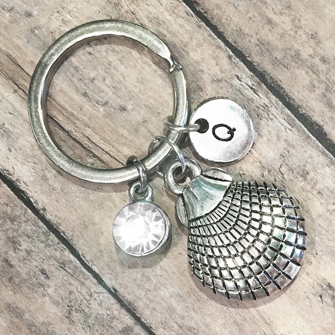 Shell Keychain Seashell Keychain Shell Gifts Seashell Gifts Etsy