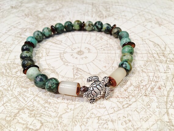 Turtle bead sale bracelet