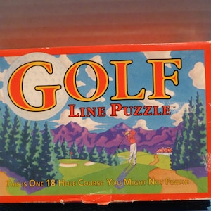 Golf Link Puzzle 18 hole course - Binary Arts 1994