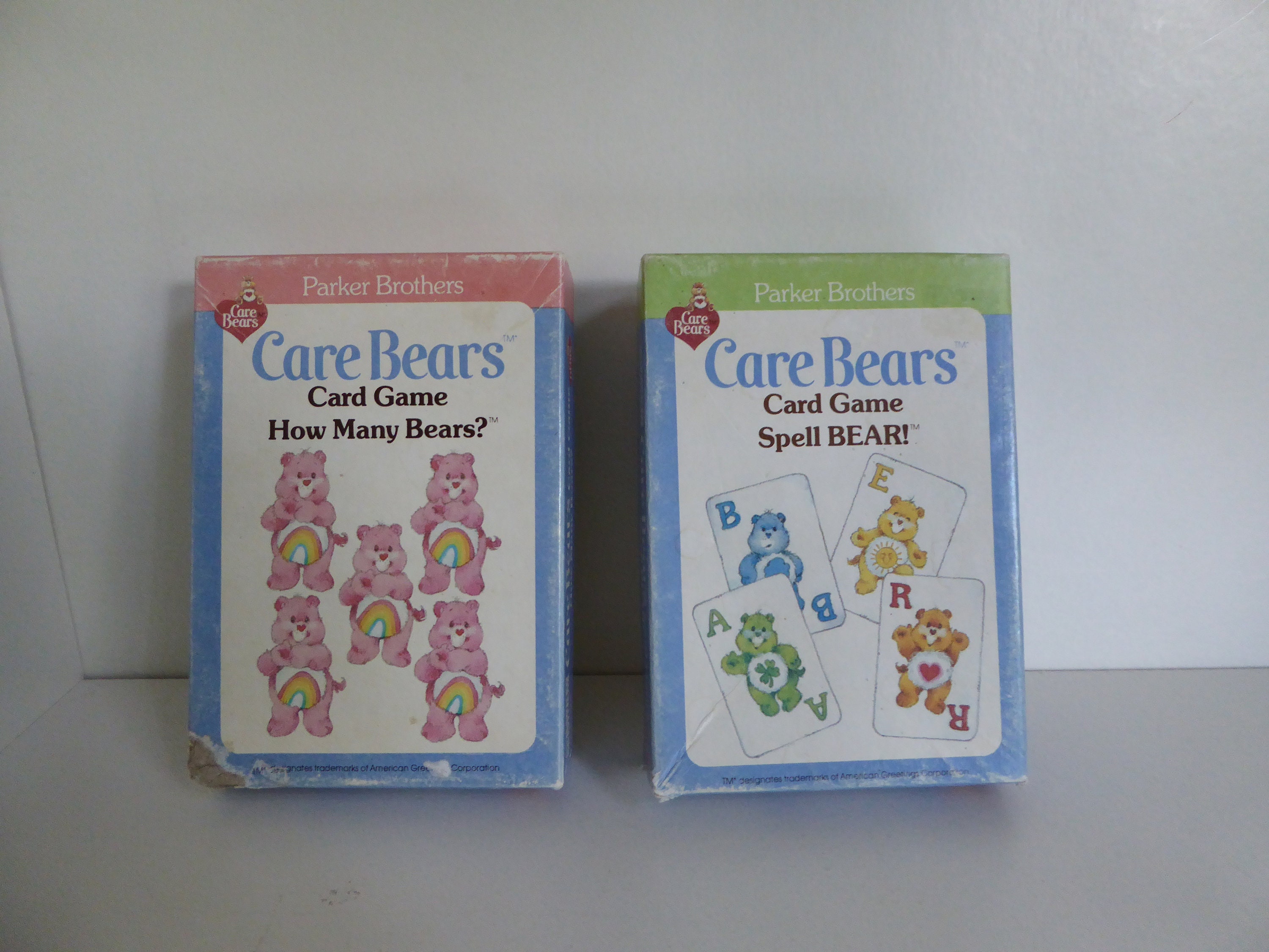 1983 2 Care Bear Games How many Bears Spell BEAR Etsy