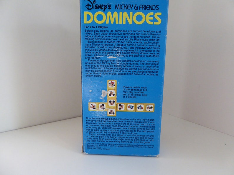 1976 Disney\u2019s Mickey and Friends Dominoes