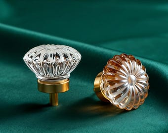 Schubladenknauf, Schrankgriffe aus Messing, Knäufe aus Messing