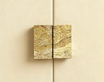 Gold Messing Sternenhimmel Pull, Schrankgriffe