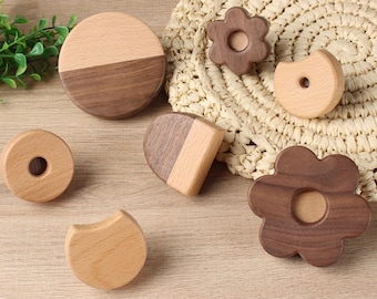 Kinderzimmer Dekor Knauf, Holz Kleiderschrank Knauf, Blumen/Rund/Mond Form