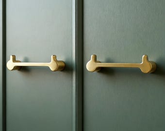 Knauf Knäufe, Knäufe aus Gold Messing, Einzigartige Knäufe