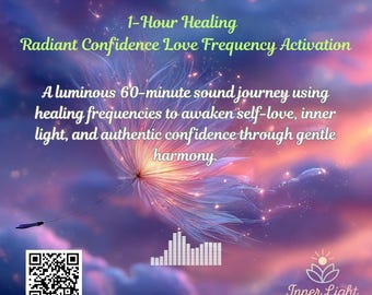 1 uur stralend vertrouwen Liefdesfrequentie Activering Solfège-frequenties, mp3, persoonlijk en commercieel gebruik