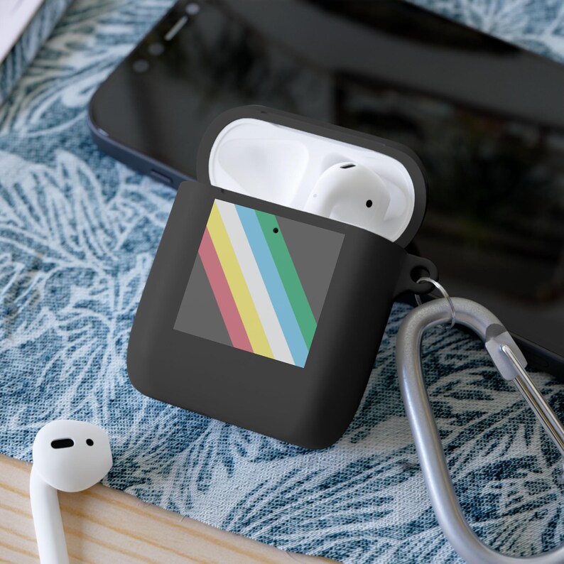 Disability Pride AirPod Case | Hard Polycarbonate Shell, Equality Support image 2