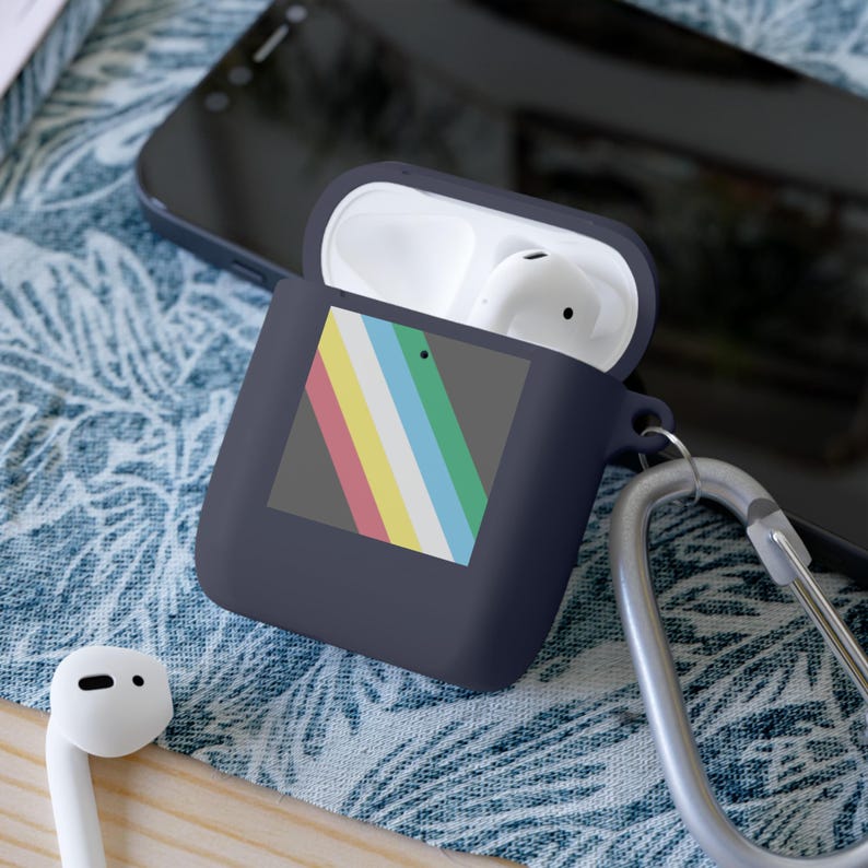Disability Pride AirPod Case | Hard Polycarbonate Shell, Equality Support image 4