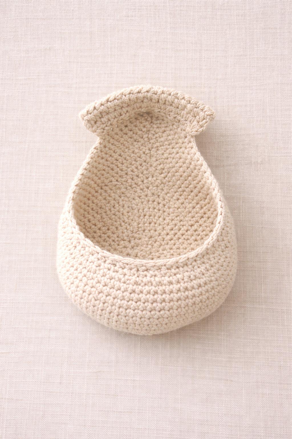 Crochet Hanging Basket Pattern PDF | Wall Storage Organizer | Easy ...