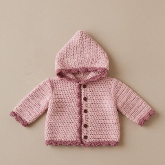 PDF Crochet Patterns for Baby Cardigan and Pixie Hoodies, Newborn Clothes - Elf Hat Digital Guides for Crafting Unique Gifts