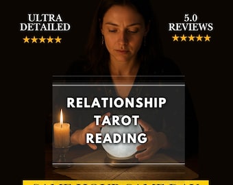 Lettura dei tarocchi sulle relazioni, lettura dell'amore, lettura psichica, lettura nella stessa ora nello stesso giorno, lettura media dell'amore