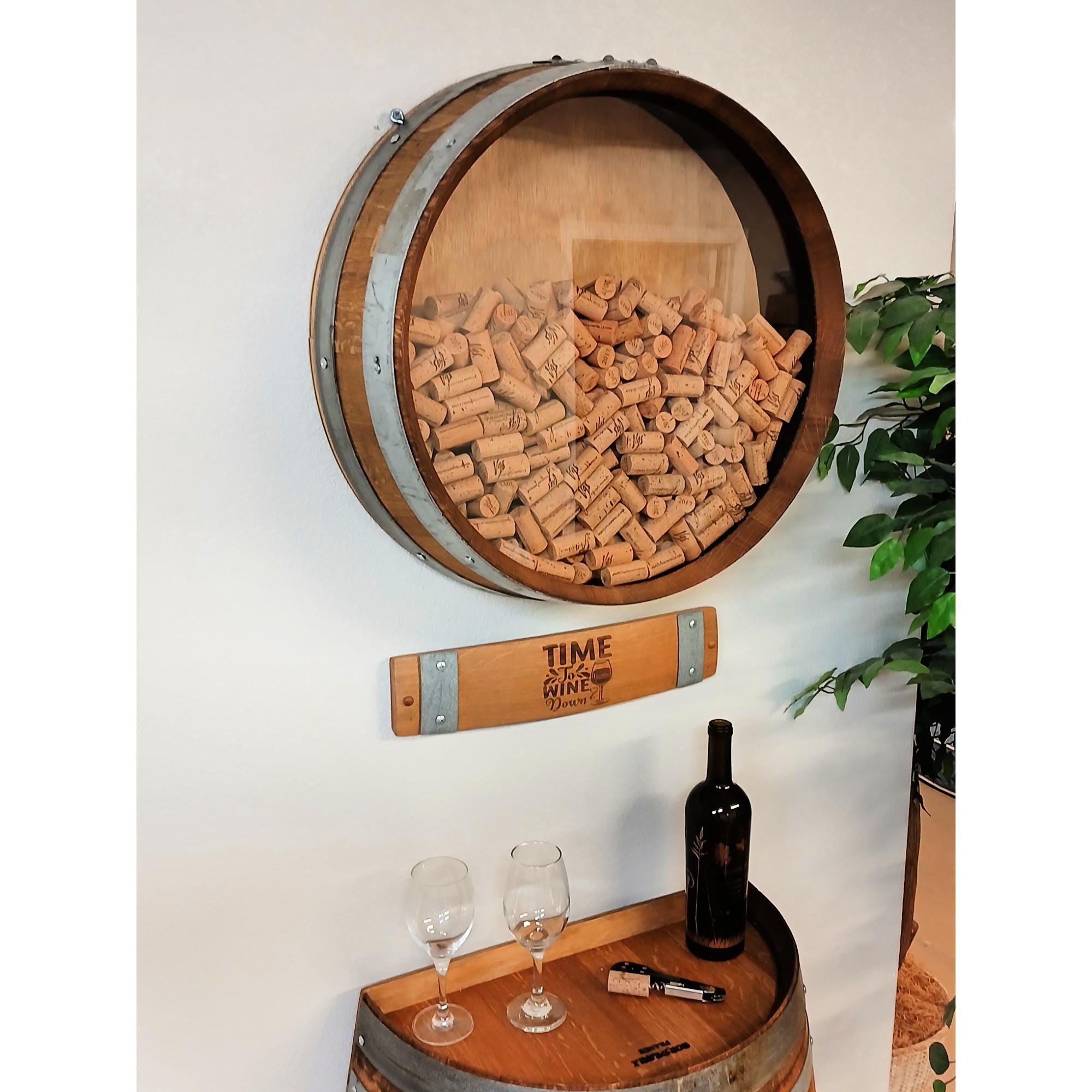 HOT Wine Bottle Holder Wine Cork Barrel Holder Wine Barrel Cork