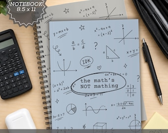 Funny STEM Composition Notebook Math is Not Mathing Composition Notebook Math Team Teacher Back to School Supplies Algebra Geometry Student