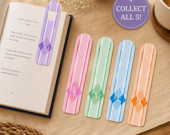 Summer Reading Custom Metal Bookmark Personalized Book Club Favor Reader Gift Book Lover Gift Preppy Monogram Librarian First Day of School