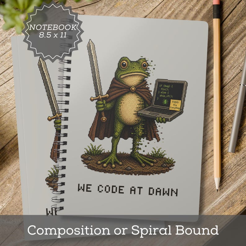 Computer Science Notebook Programming Coding Student Gift STEM Robotics Team Journal Computer Science School Supplies Software Engineering Dark Mode (black)