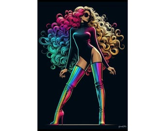 Vertical Poster:Siren of the Spectrum Series Poster