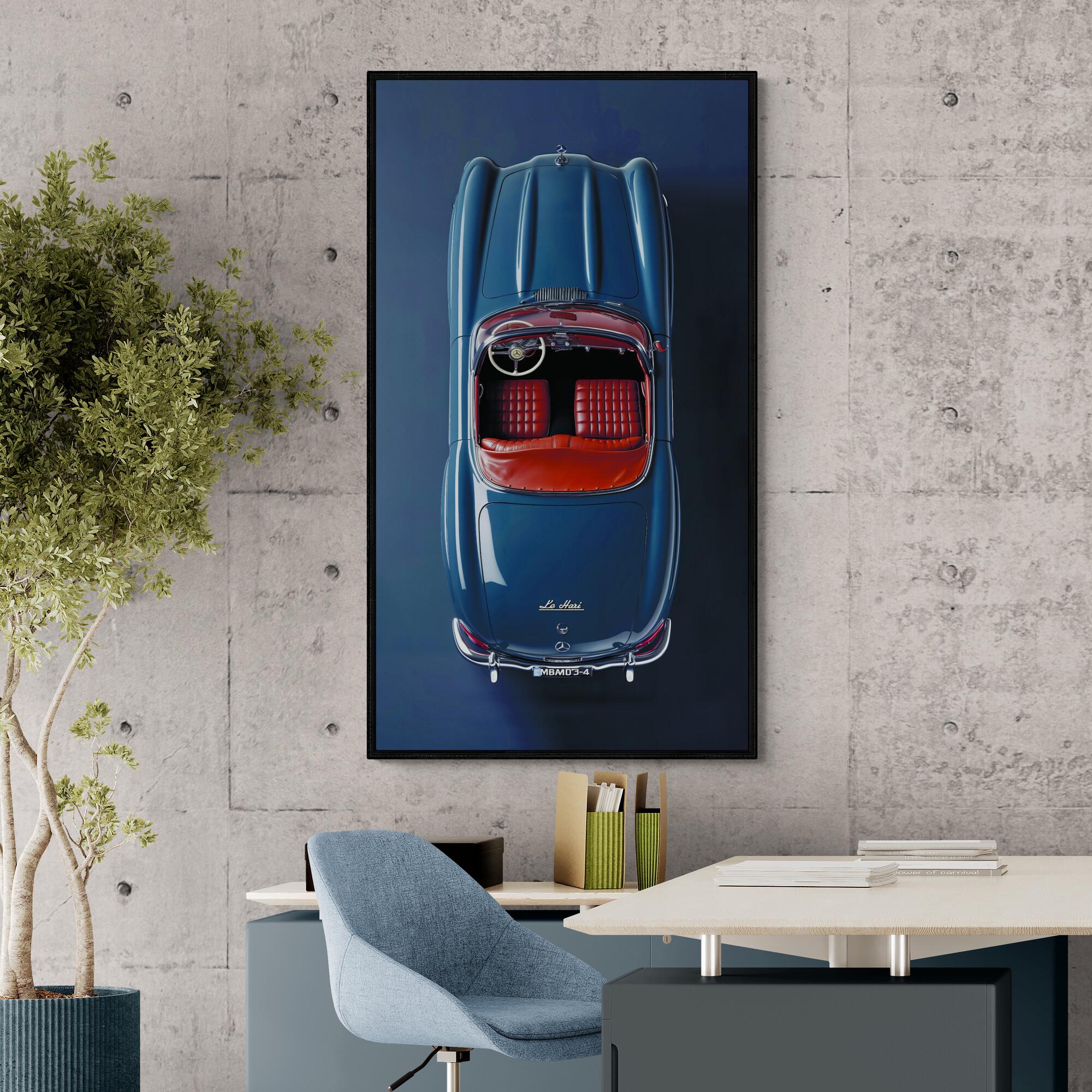 Mercedes 300 SL Roadster Canvas Wall Art - Etsy