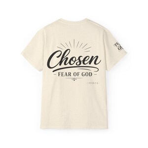 Chosen Fear of God T-Shirt | 1 Peter 2:9 Christian Scripture Tee image 8