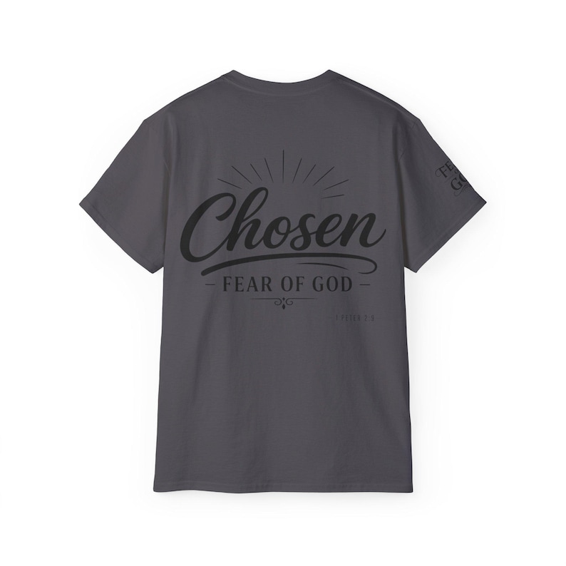 Chosen Fear of God T-Shirt | 1 Peter 2:9 Christian Scripture Tee image 10