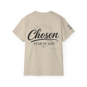 Chosen Fear of God T-Shirt | 1 Peter 2:9 Christian Scripture Tee image 7