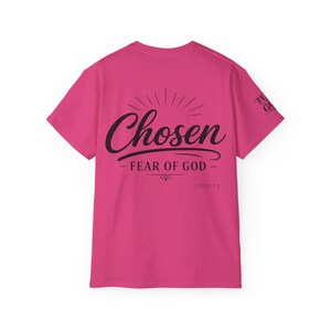 Chosen Fear of God T-Shirt | 1 Peter 2:9 Christian Scripture Tee image 14