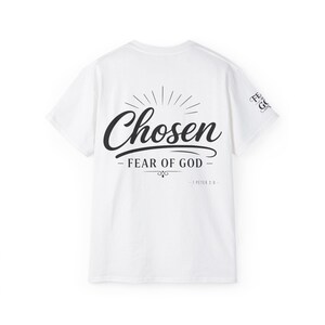 Chosen Fear of God T-Shirt | 1 Peter 2:9 Christian Scripture Tee image 5