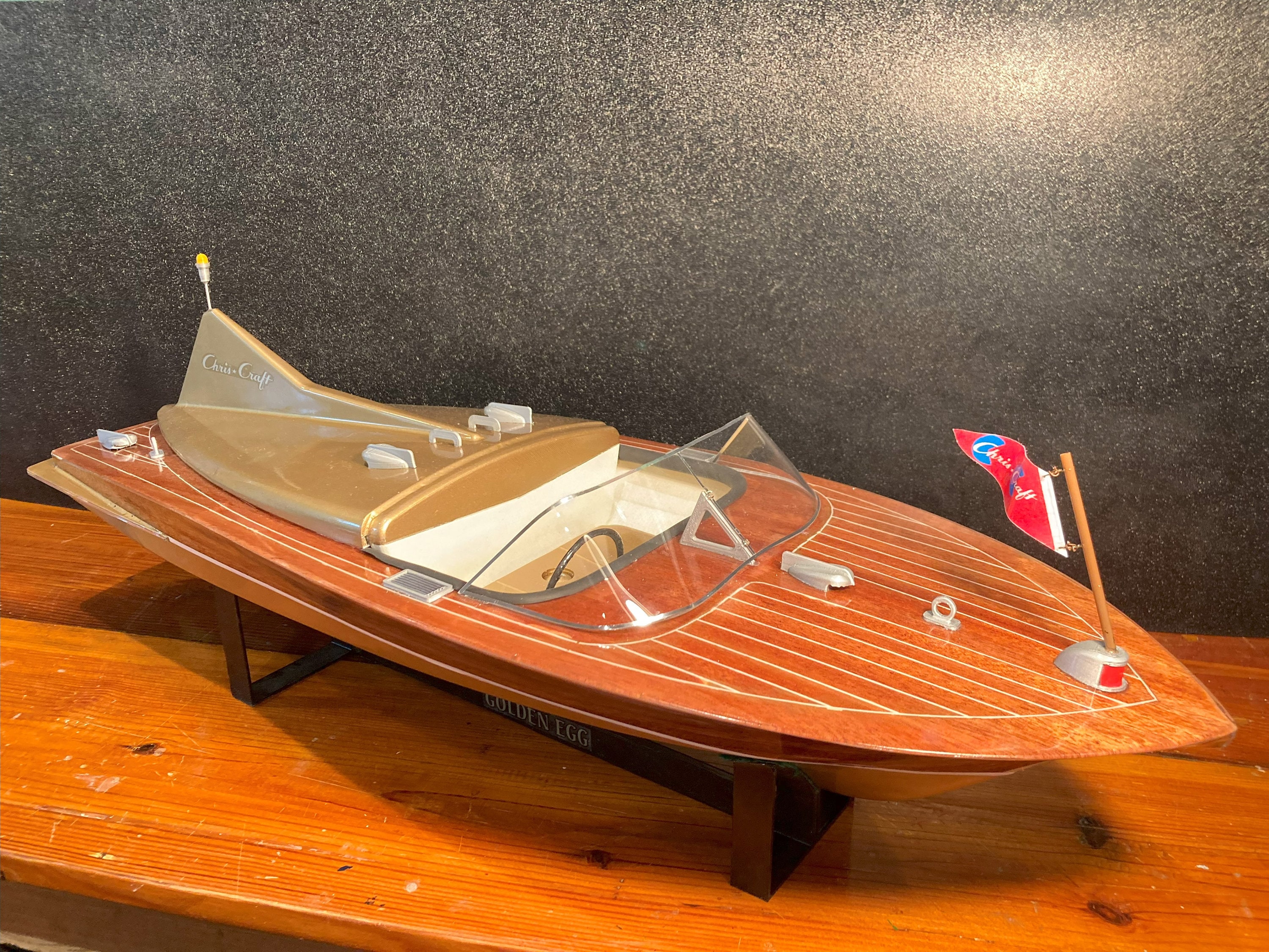 Chris Craft Cobra大きな模型キットクラシックボートラジコン化材料 1/10th Scale 1955 Chris Craft Cobra - RC Boat Model 3D Print