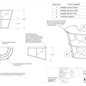 Martini Bar Woodworking Plans and Instructions image 3