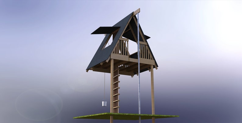 A Frame Tree House, Building Plans and Instructions image 4