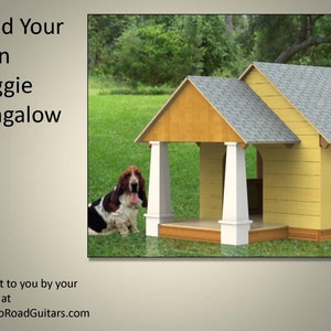 Dog House Bungalow Plans and Instructions image 1