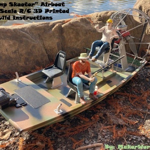 1/10th Scale RC Airboat 3D Printer Files & Instructions