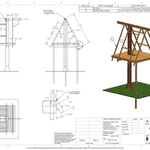 A Frame Tree House, Building Plans and Instructions image 3