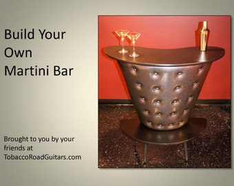Martini Bar Woodworking Plans and Instructions