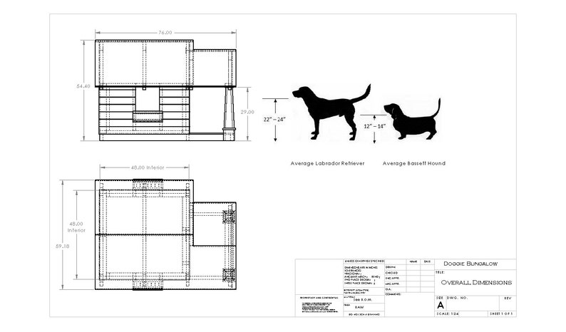 Dog House Bungalow Plans and Instructions image 3