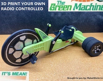 3D Print your own 1:3 Scale RC GREEN MACHINE !!!