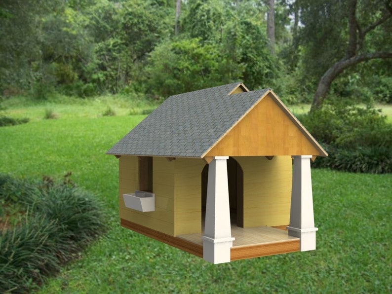 Dog House Bungalow Plans and Instructions image 5