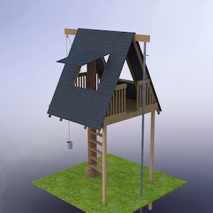 A Frame Tree House, Building Plans and Instructions image 5