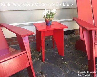 Build Your Own Modern Side Table