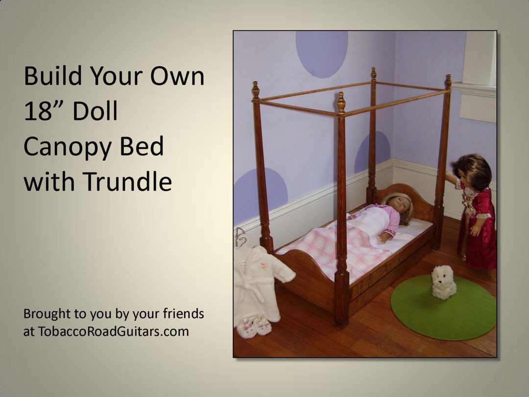 Canopy bed with trundle online