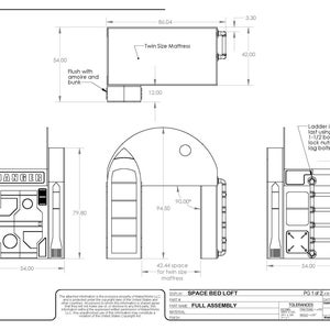 Outer Space Bunk Bed Plans and Instructions. Perfect for your little Astronaut. image 3