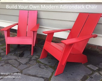 Build Your Own Modern Adirondack Chair