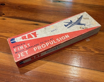 Ray Rocket JP-1 Jet Propulsion Model Airplane - Rare! (Digital Plans Only)