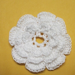 PDF Download Pattern Crocheted Spool Pin Doily Ruffled 2.0 diameter Instructions image 2