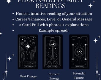 Personalisierte Tarot-Lesung | Intuitive Einsicht, Liebe, Karriere & Lebensführung