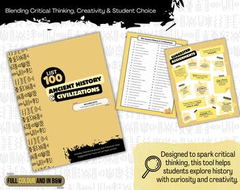 100 Ancient History & Civilizations Learning Tool