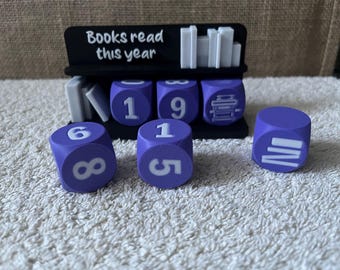 Personalised colours books read tracker