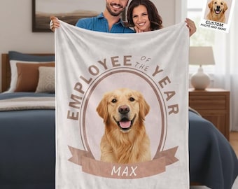 Manta personalizada para mascotas, manta con foto y nombre de la mascota, manta divertida de animales, manta personalizada para perros y gatos, regalo para amantes de las mascotas.