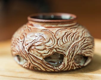 Forest for the Trees vase, hand made ceramics