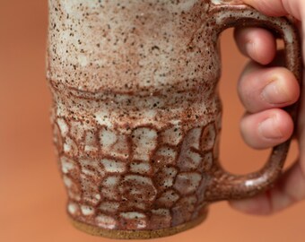 8 oz speckled mug, ceramics, hand-thrown pottery