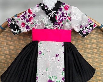 Hmong inspired doll clothing set, fits most 18” doll